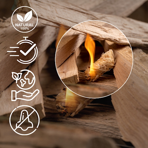 EKOPODPAŁKA 5KG Podpałka do Grilla Kominka Ogniska Ekologiczna Rozpałka Marka Feniks