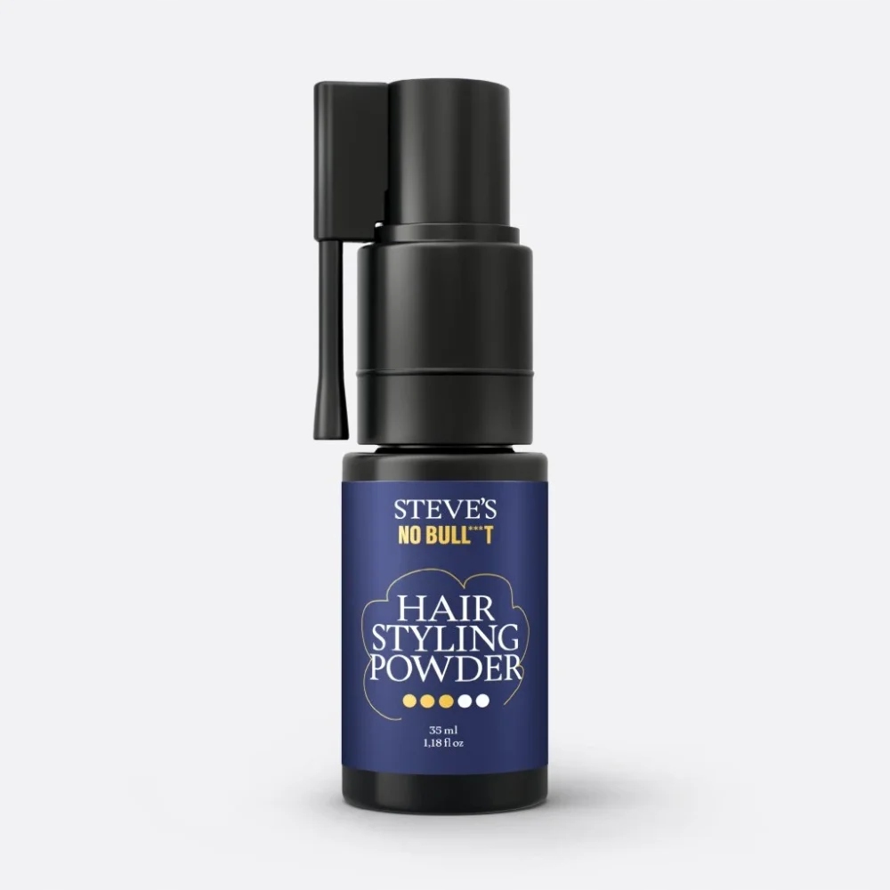 Vlasový nano pudr pro objem účesu Steves 35 ml s nástavcem