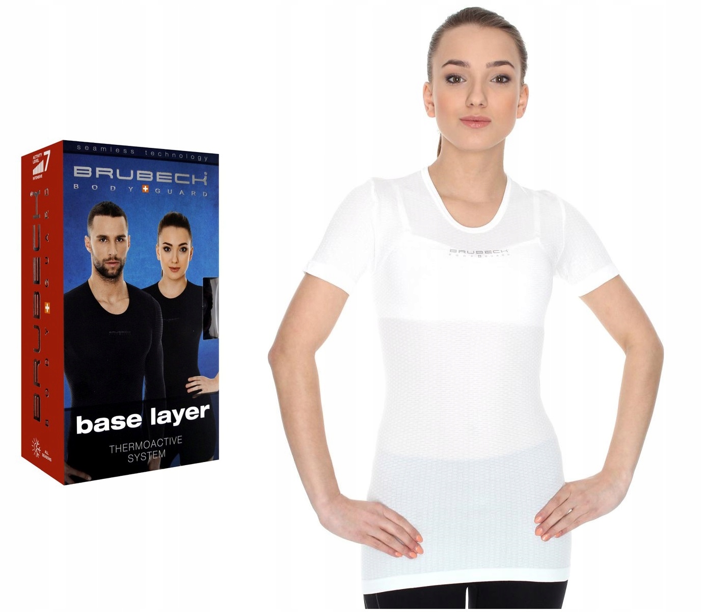 Brubeck damski podkoszulek ODPROWADZAJĄCY pot - L