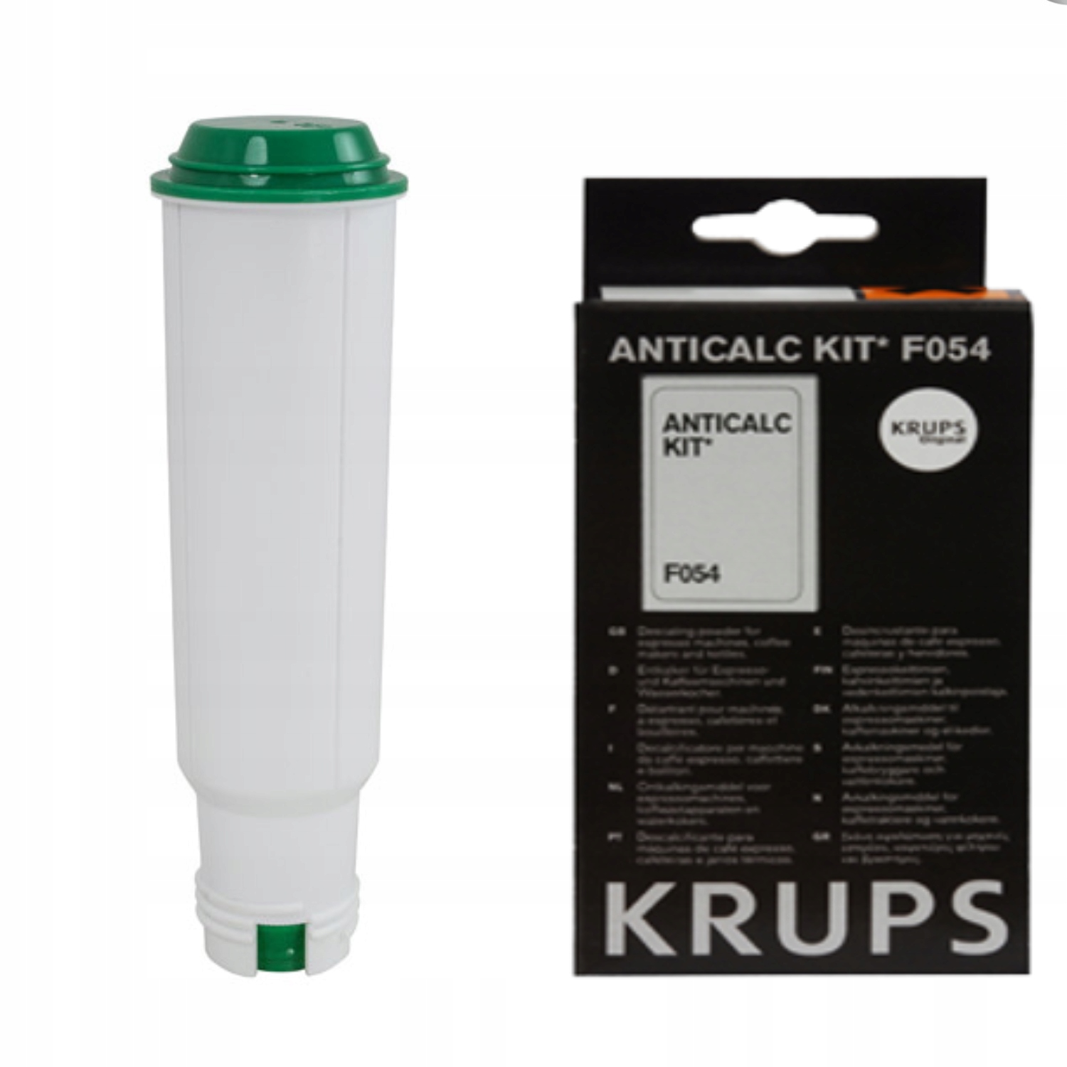 Zestaw Krups do ekspresu do kawy-filtr CFL701 odkamieniacz Krups F054