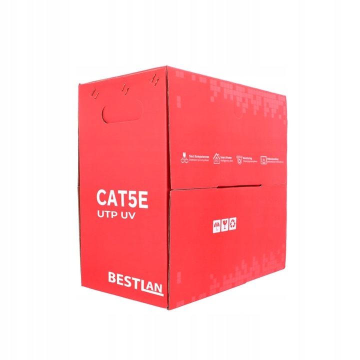 KABEL SKRĘTKA UTP CAT 5E UV DRUT CCA Zewnętrzna 305m Producent Vidiline