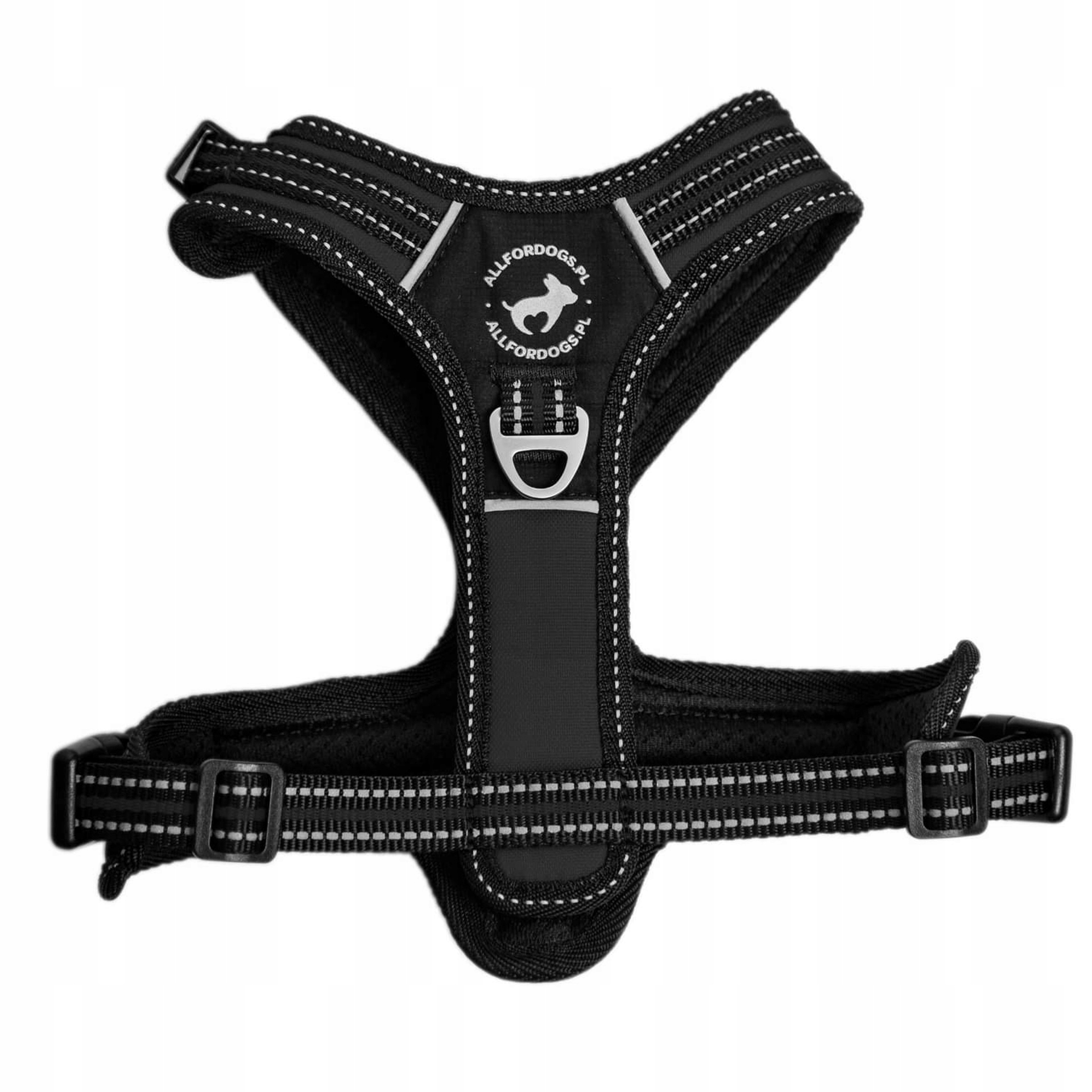 Levně All For Dogs Postroj 3x-SPORT Černý Xs