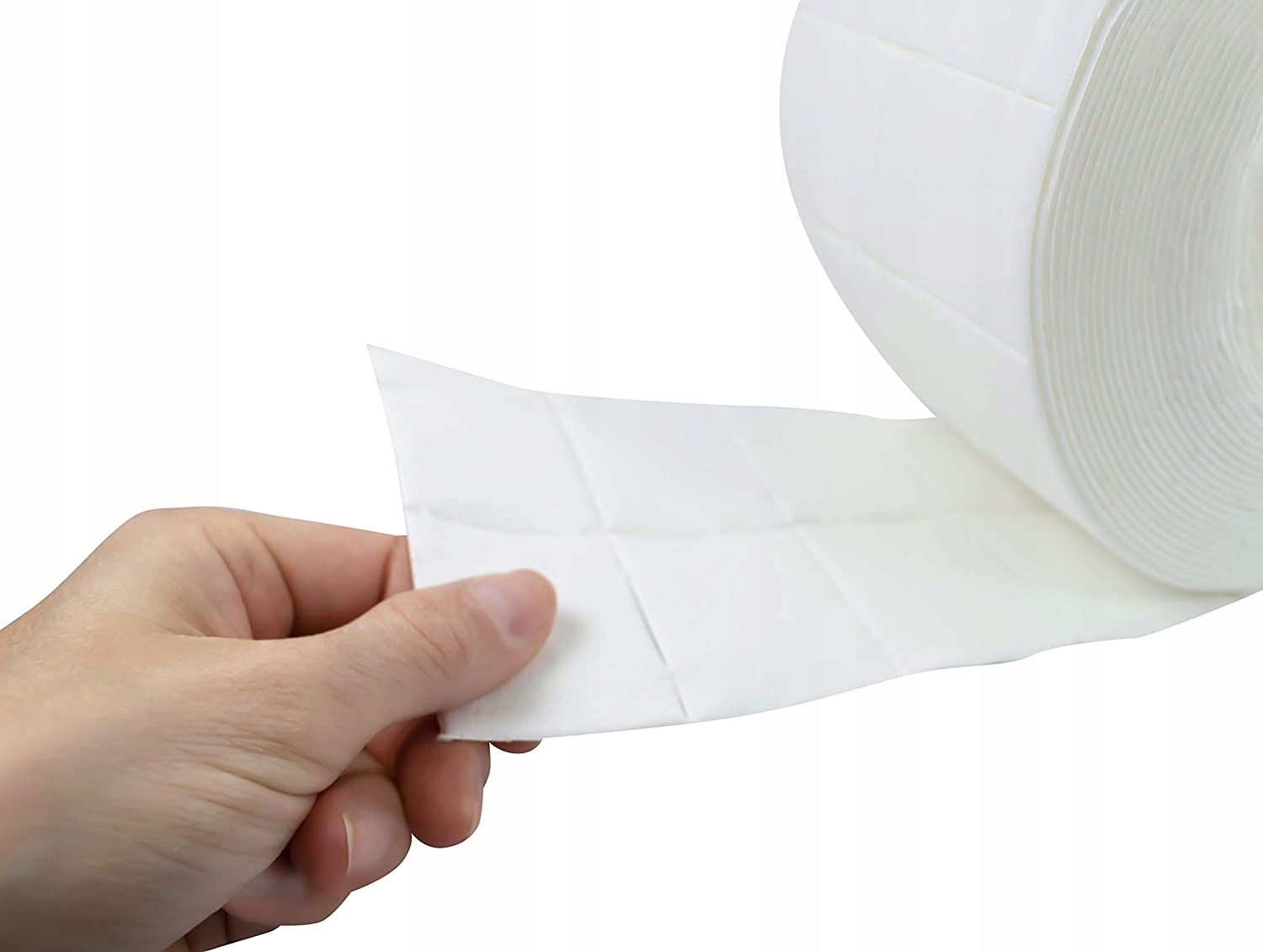 WACIKI BEZPYŁOWE 500 sztuk 1 ROLKA 12 WARSTW TAMPONY Marka Zelletten