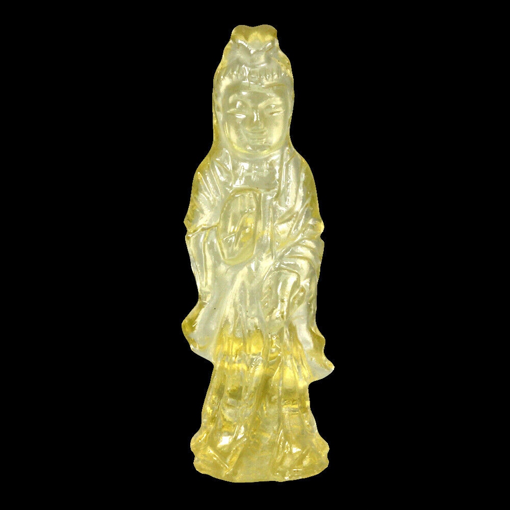 Guanyin řezaný citron křemen natural 15.86ct