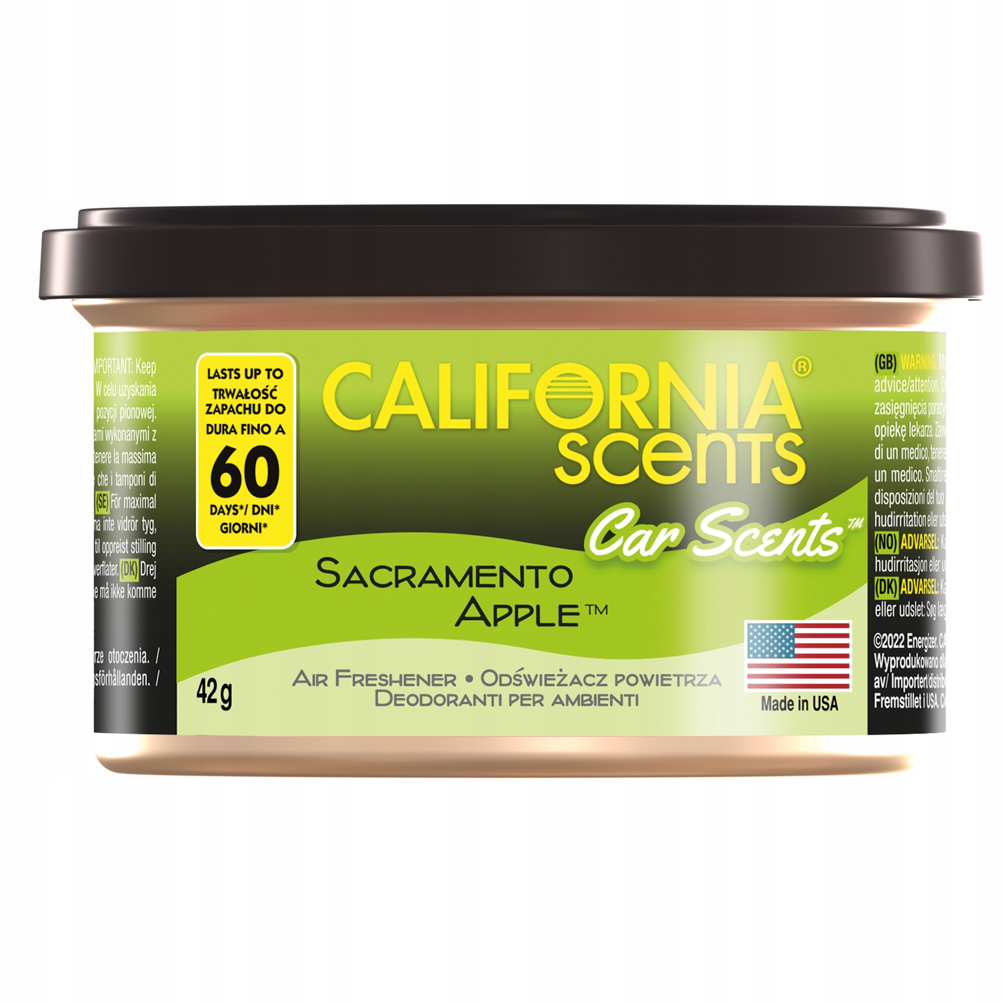 

California Car Scents Zapach Sacramento Apple