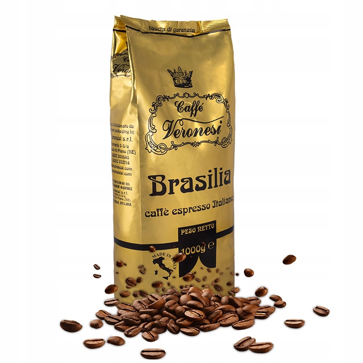 Levně Káva italská káva káva Veronesi Brasilia 1 kg ořechy čokoláda