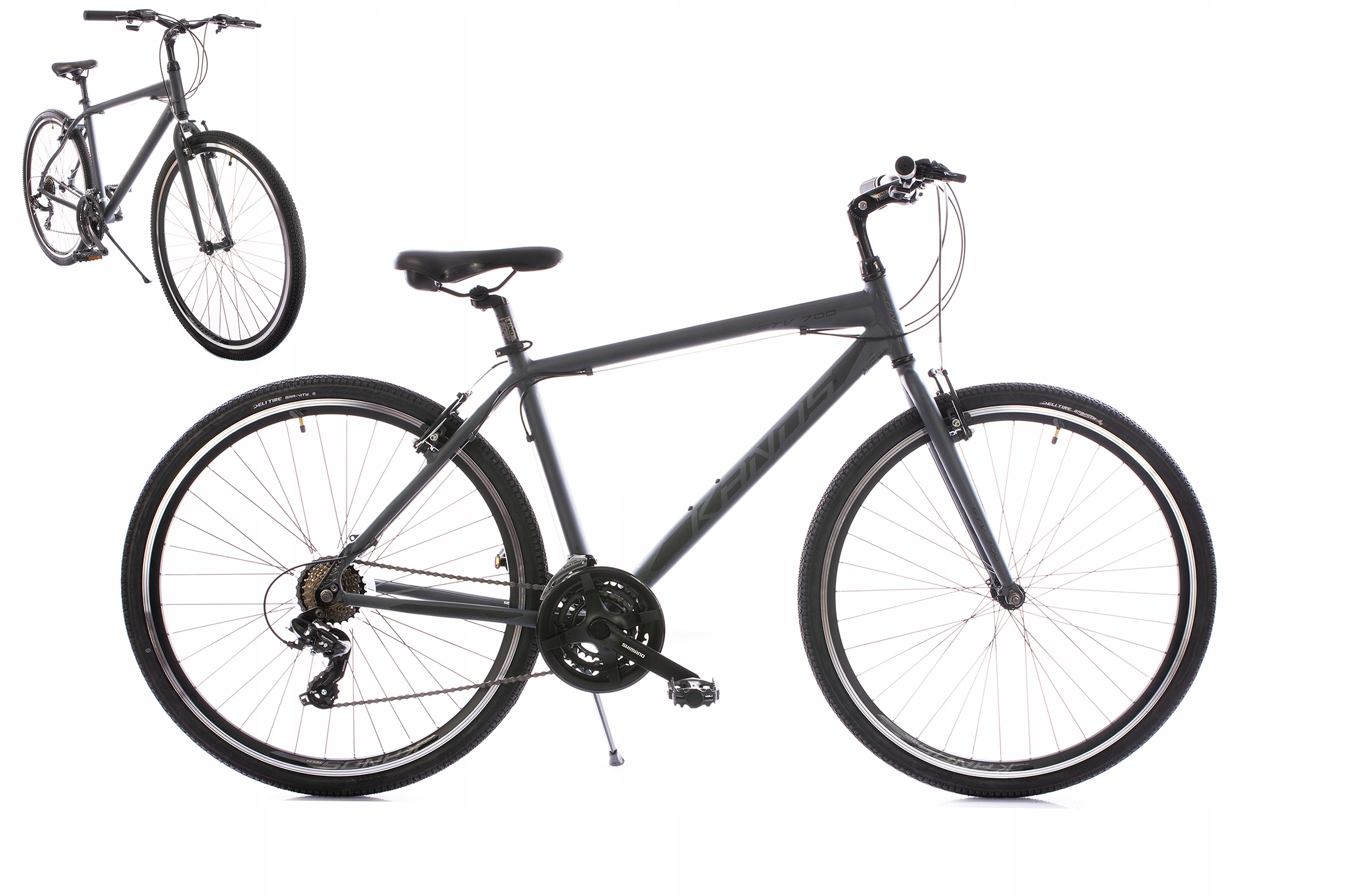 Rower Cross Męski Kands Stv 700 M19 graf-czar 2022