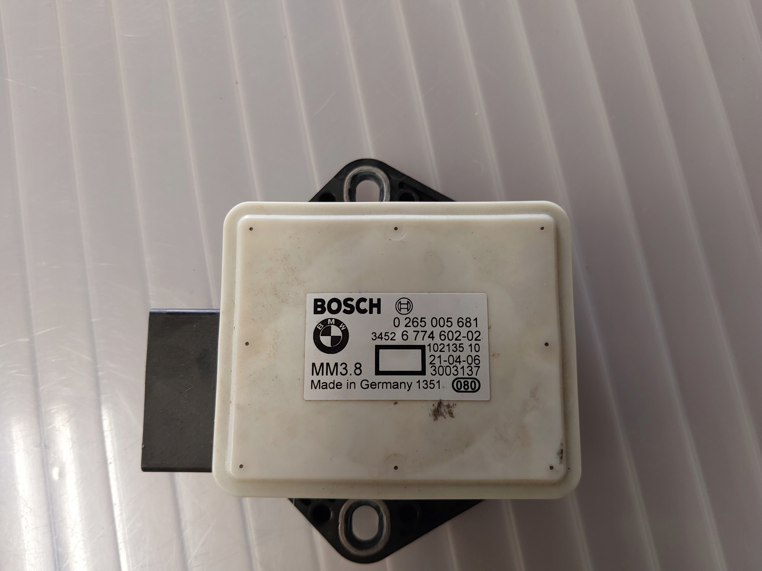 BMW E60 E70 czujnik ESP 6774602 OE Producent części BMW OE