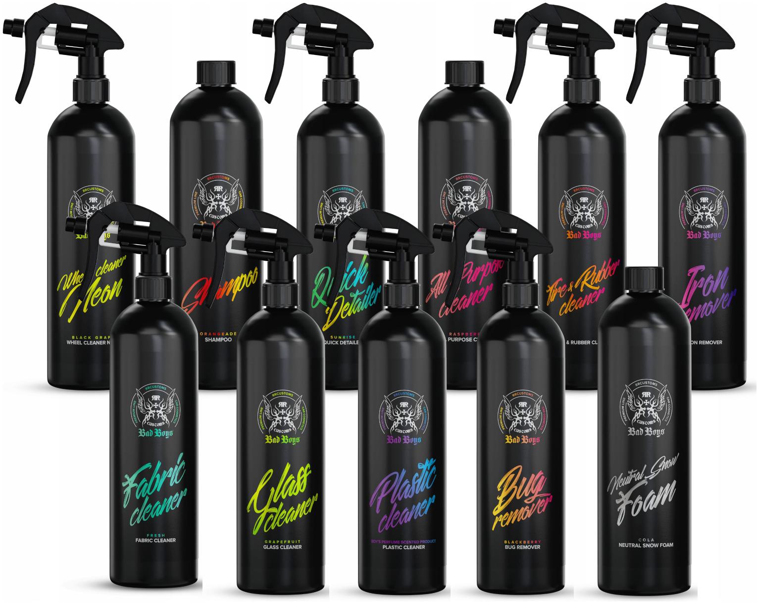 RR Customs RRC Bad Boys Mega Zestaw Kosmetyków Do Auta Detailing Prezent