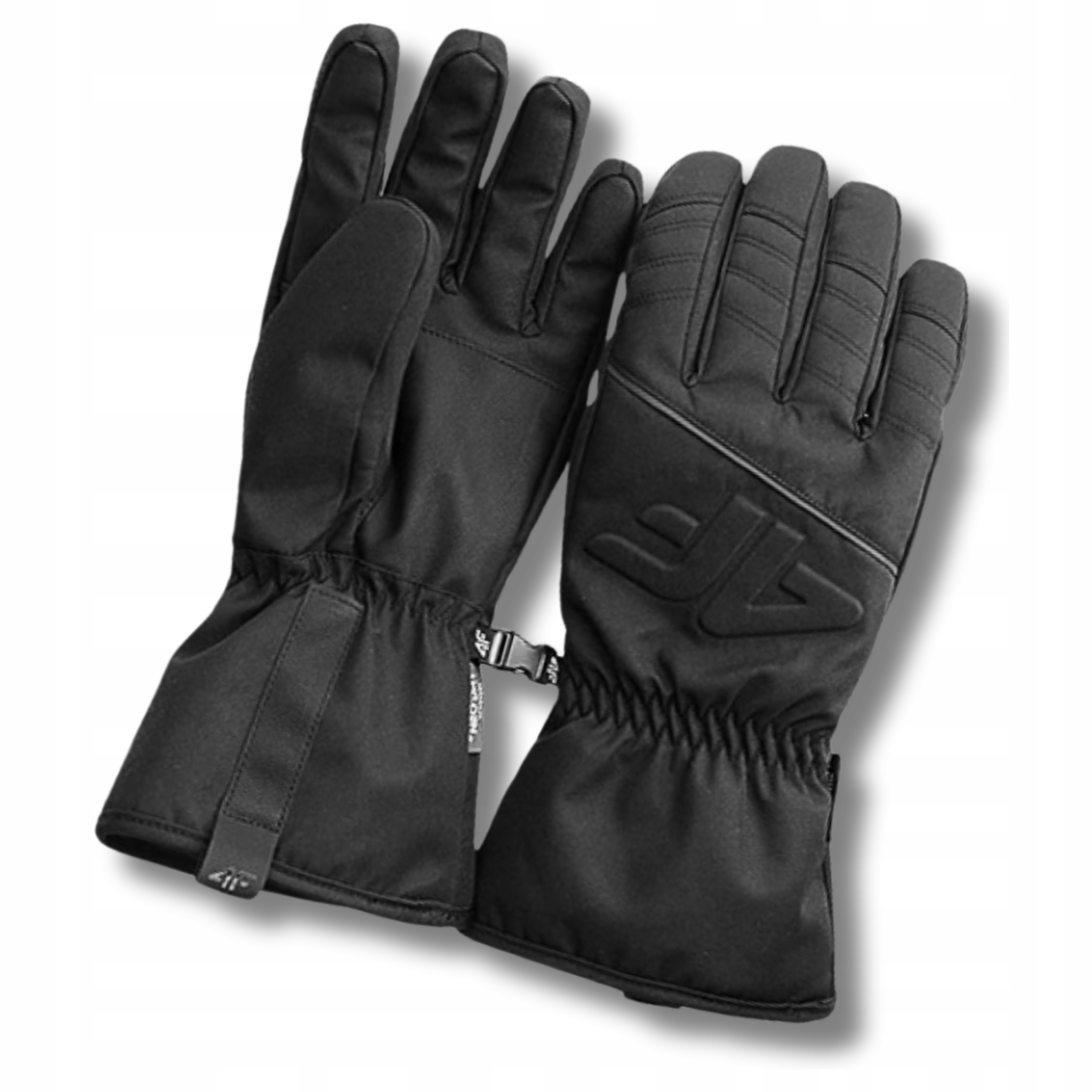 Męskie Rękawice Rękawiczki Narciarskie 4F Thinsulate Odblask Klamry XL