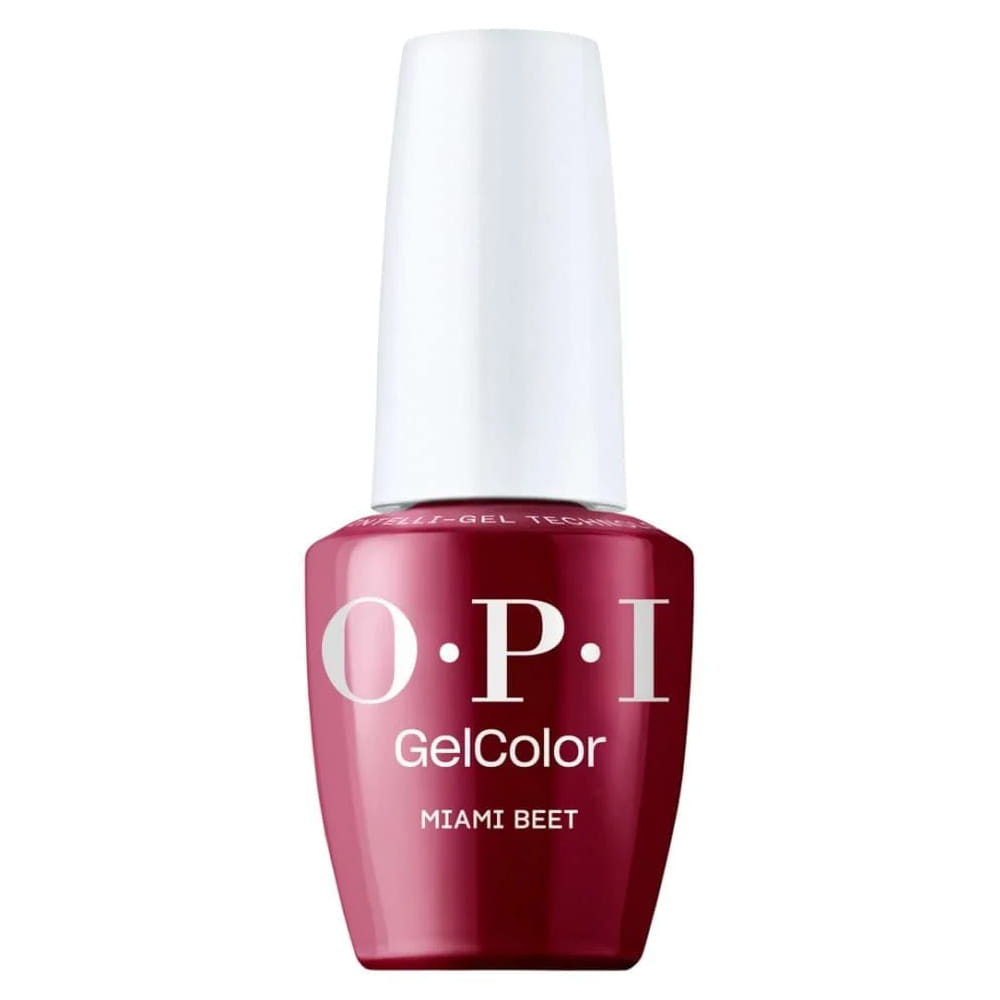 Opi GelColor Classics Miami Beet gelový lak na nehty vínový 15 ml