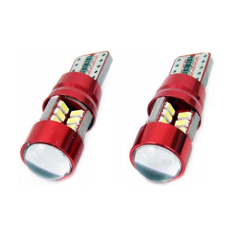 

2x Led Żarówka W5W T10 27xSMD Postojowa Soczewka