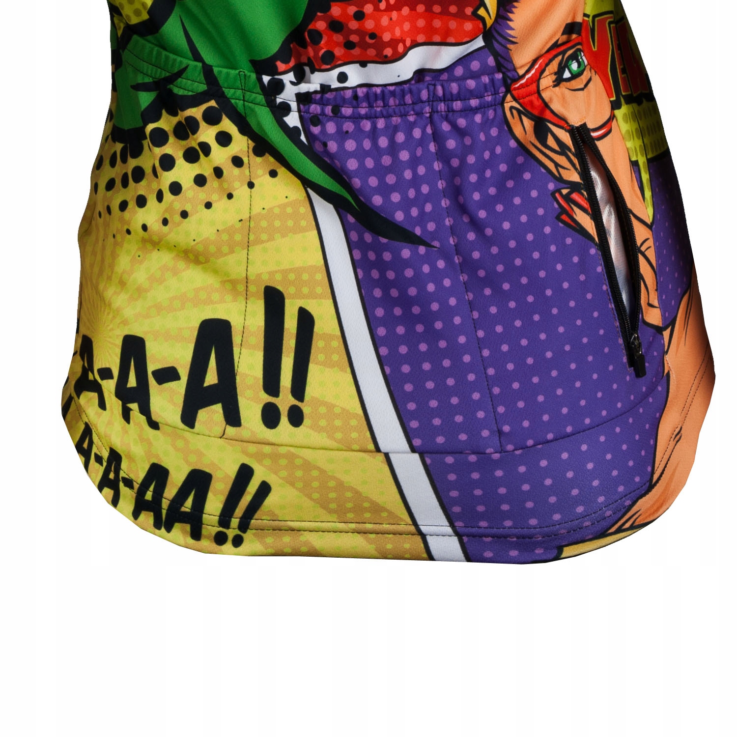 KAYMAQ DESIGN W26 kolarska bluza rowerowa damska M Materiał dominujący poliester