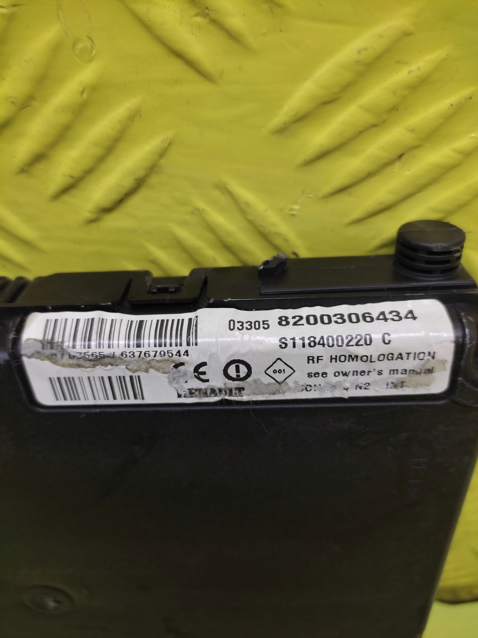 RENAULT MEGANE II 1.5 DCI module compartment BSI