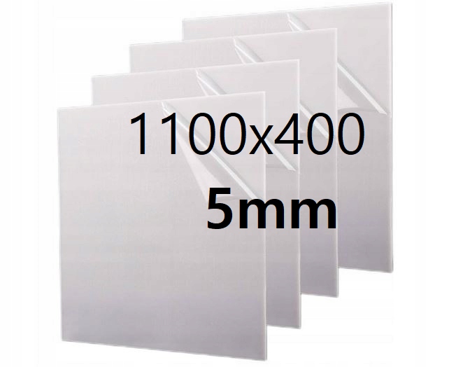 Plexi Plexa deska na míru mléčná opál 110 cm x 40 cm x 5 mm