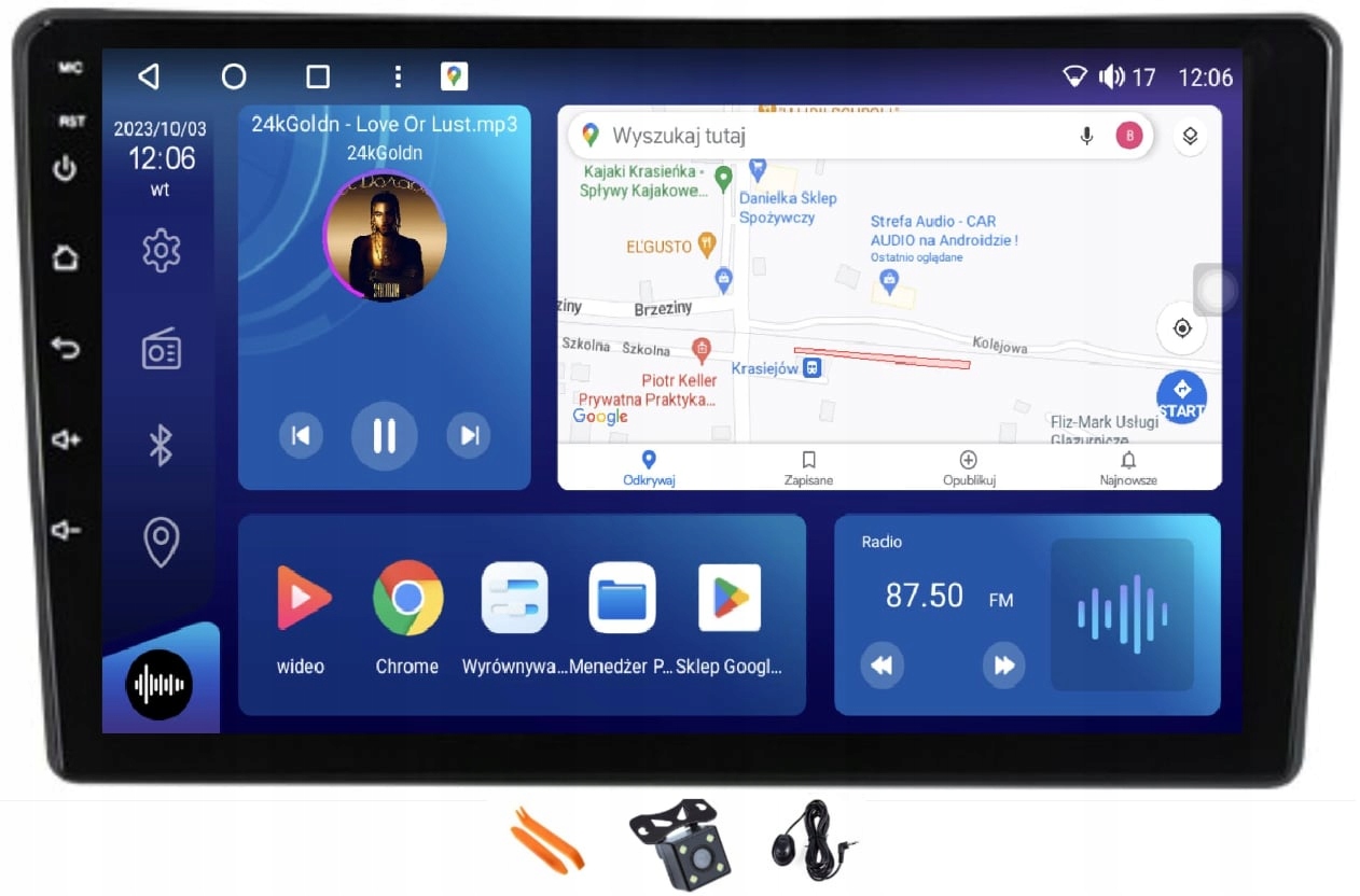 Rádio Android Navigácia Qled Carplay Lte Gps Dsp 256GB Citroen C5 3 08-17