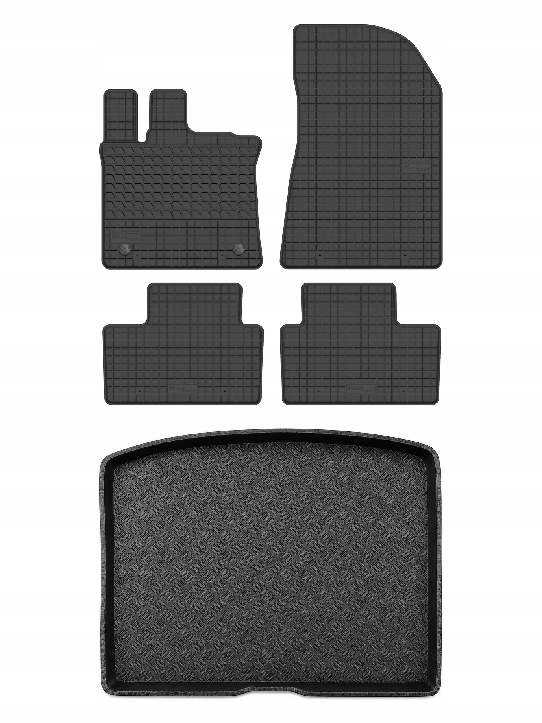 Gumové rohože SolidTread rohožka do kufra pre: Renault Captur II 2020-