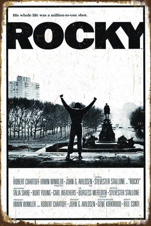 Tablica Ozdobna Blacha Rocky Film Boxer
