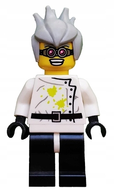 Nowa Figurka Lego Minifigures Seria 4 Crazy Scientist col064 z 8804