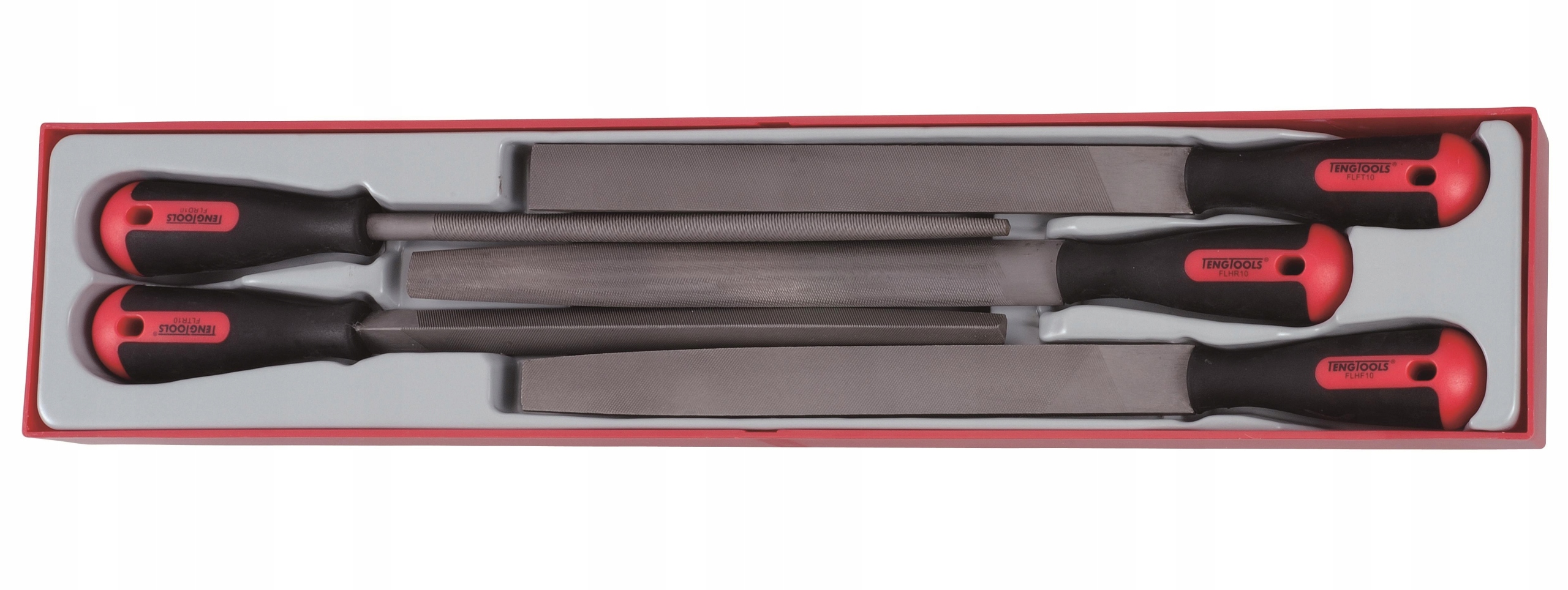 Sada ručných pilníkov z vysokouhlíkovej ocele 250 mm Teng Tools TTXF05
