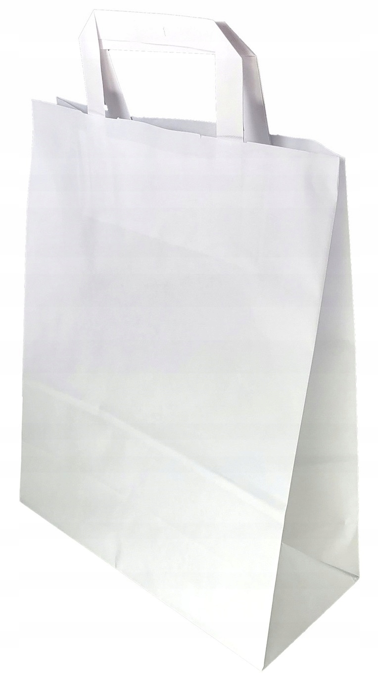 

Torba Torebka Papierowa biała 25x11x32cm -100szt