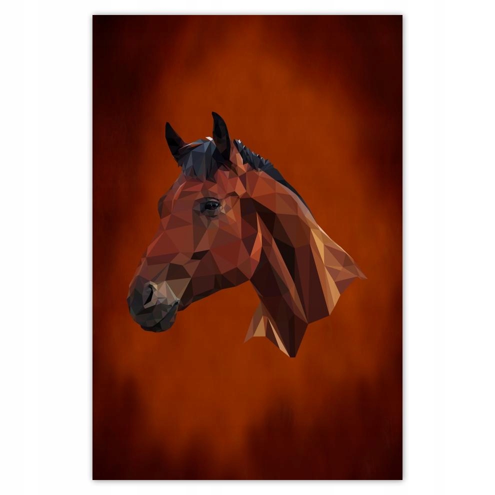 

Plakat samoprzylepny 40x60 Łeb konia Koński Łeb