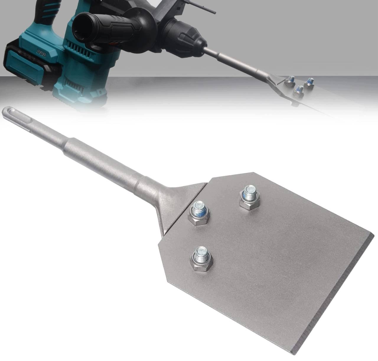 Podlahová škrabka 100 x 250 mm SDS-plus Sp-plus pro odstraňování podlahového lepidla
