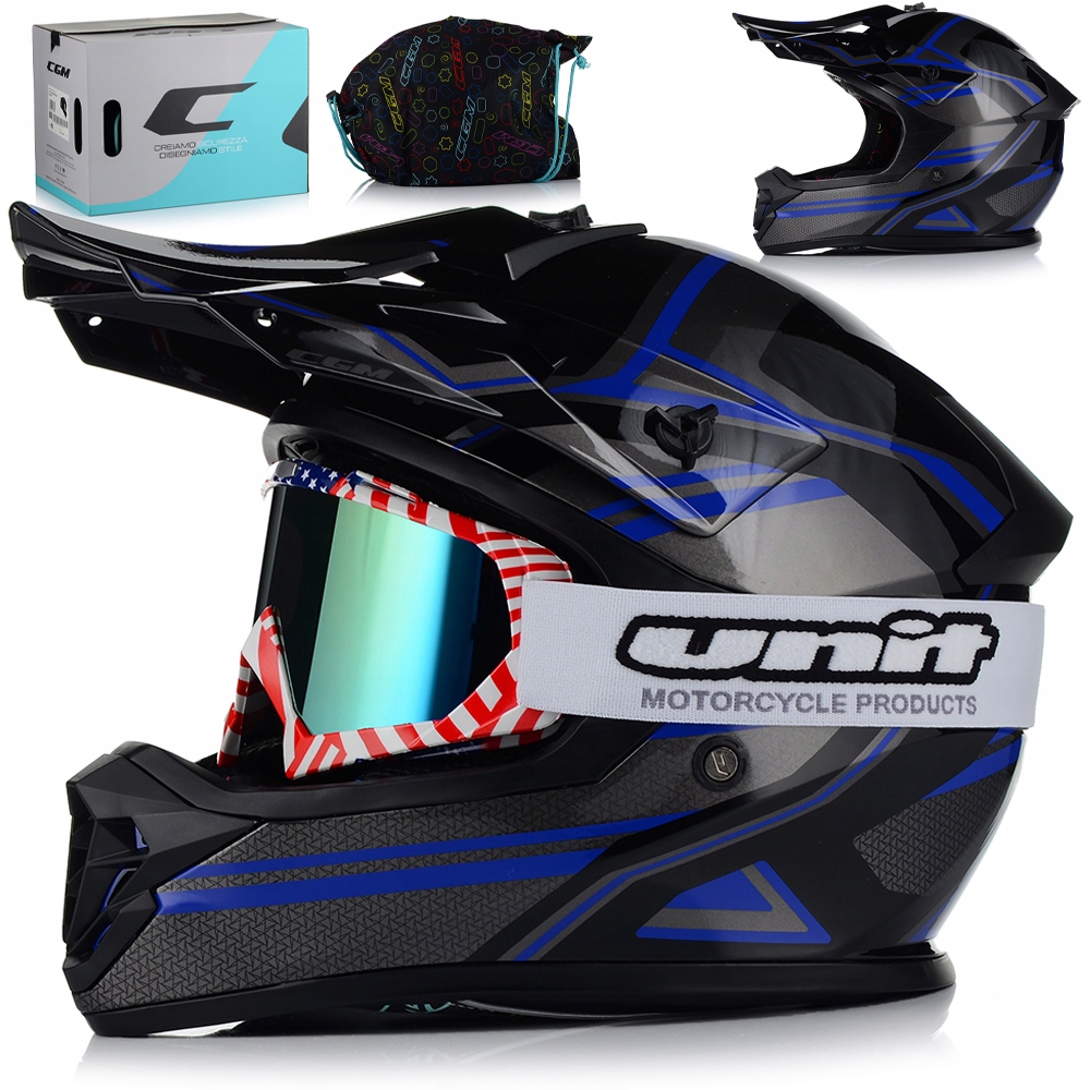 Motocyklová Prilba Cgm 267G Dirt Junior Cross Štvorkolka Atv Pre Deti Malý Ľahký