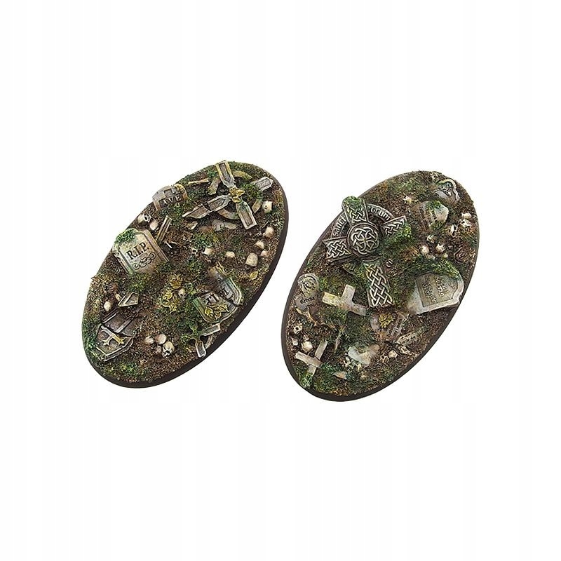 Graveyard Bases, Oval 90mm (2)