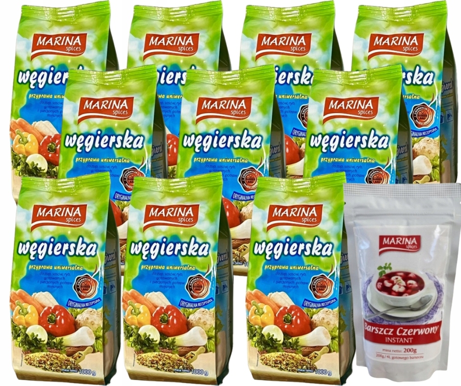 Przyprawa węgierska uniwersalna Marina 10 x1000g barszcz