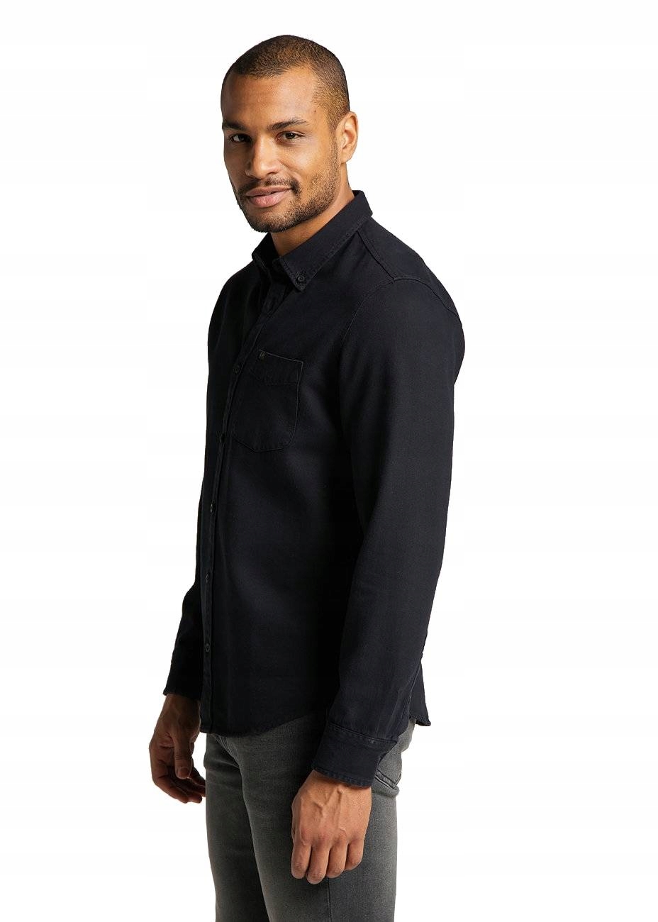LEE BUTTON DOWN BLACK L880PA01 L