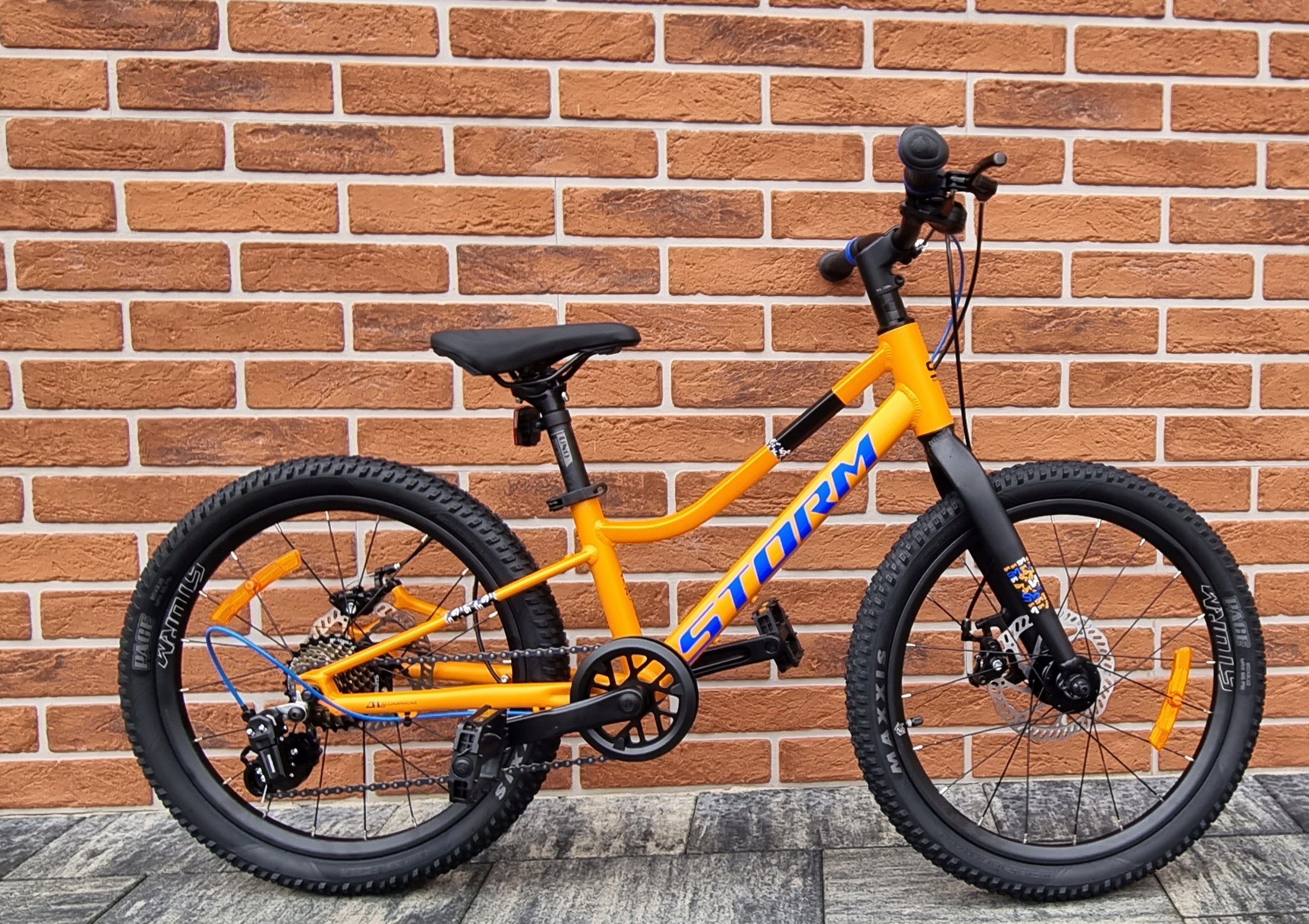 Rower Dziecięcy Storm Rocky koło 20'', hamulce tarczowe, 1x7, pomarańczowy