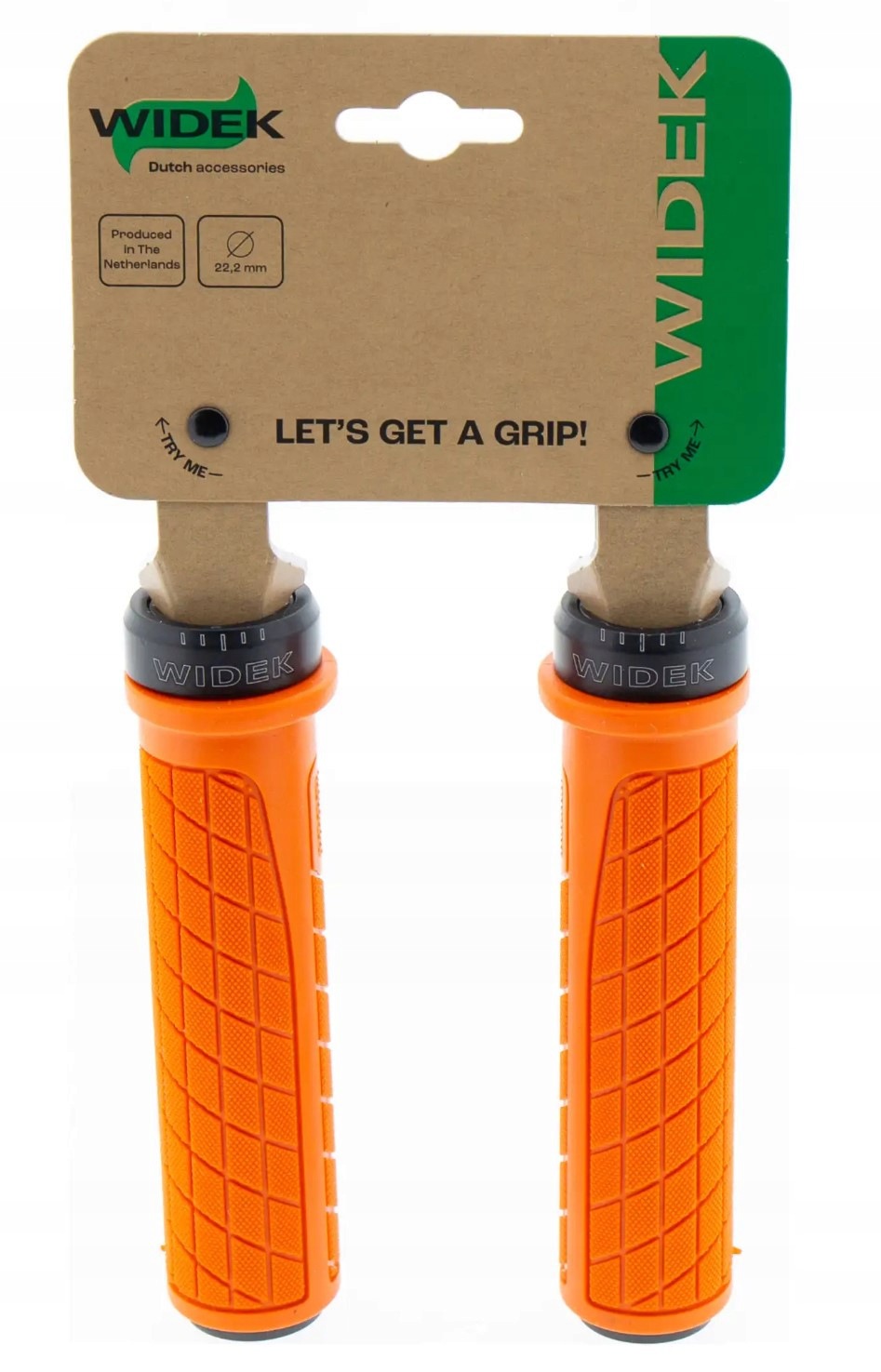 Chwyty Widek The Flow 2x137mm zwart/oranje