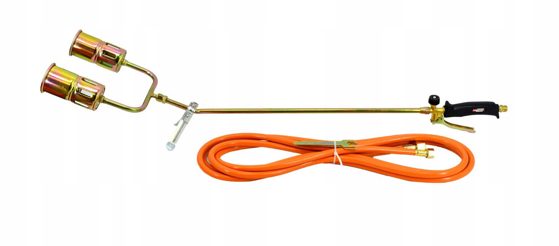 AWTOOLS PALNIK DEKARSKI DŁUGI Z 2 DYSZAMI AW13855