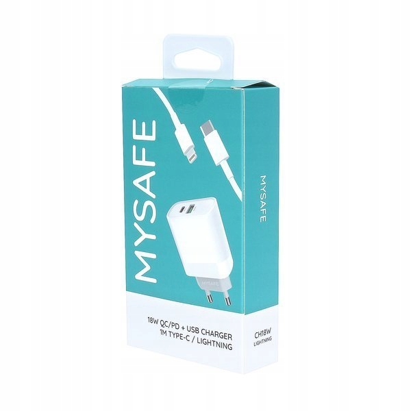 SZYBKA ŁADOWARKA + MOCNY KABEL DO IPHONE QC PD 18W Kod producenta CH18W QC/PD