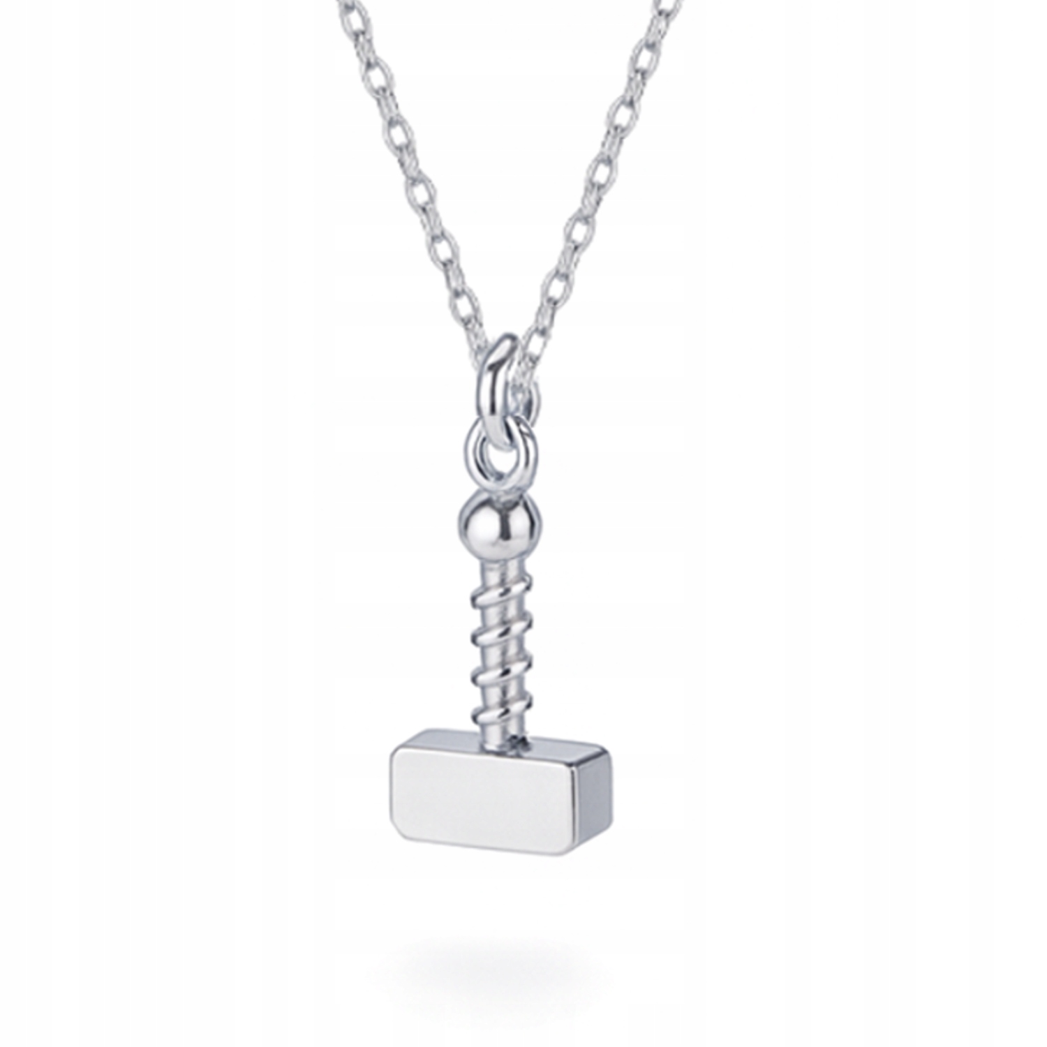 Mjolnir Kladivo Thora Wiking Stříbrný náhrdelník s vazbou ankr stříbro 925
