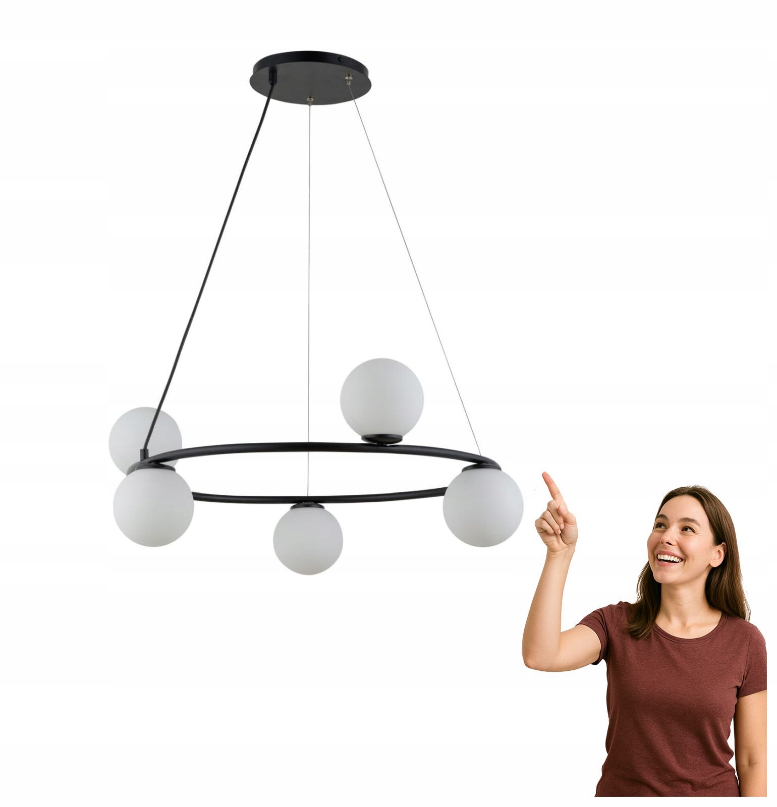 Závěsná lampa Gama Koło 5 33383 Sigma Lighting
