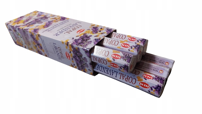 

Kadzidełka Copal Lavender Lawenda Hem 120 szt.