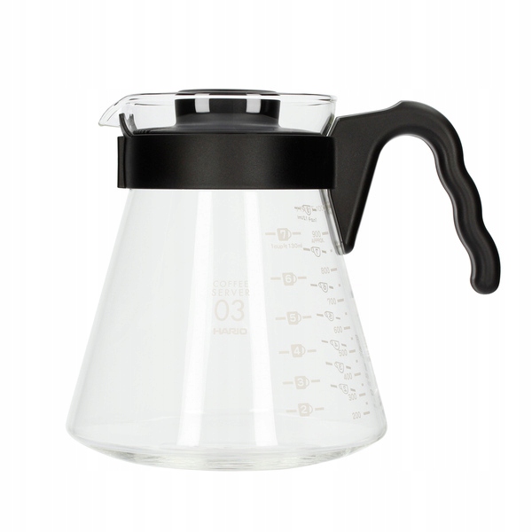 Levně Hario Range Server V60 03 skleněný džbán 1000 ml