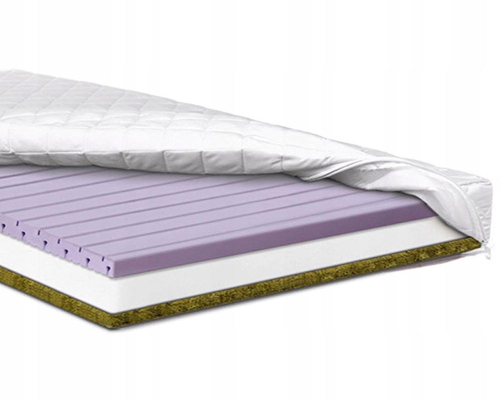 Penový matrac 130x200, kontúrová tráva 15 cm, vzdušný, mäkký H2