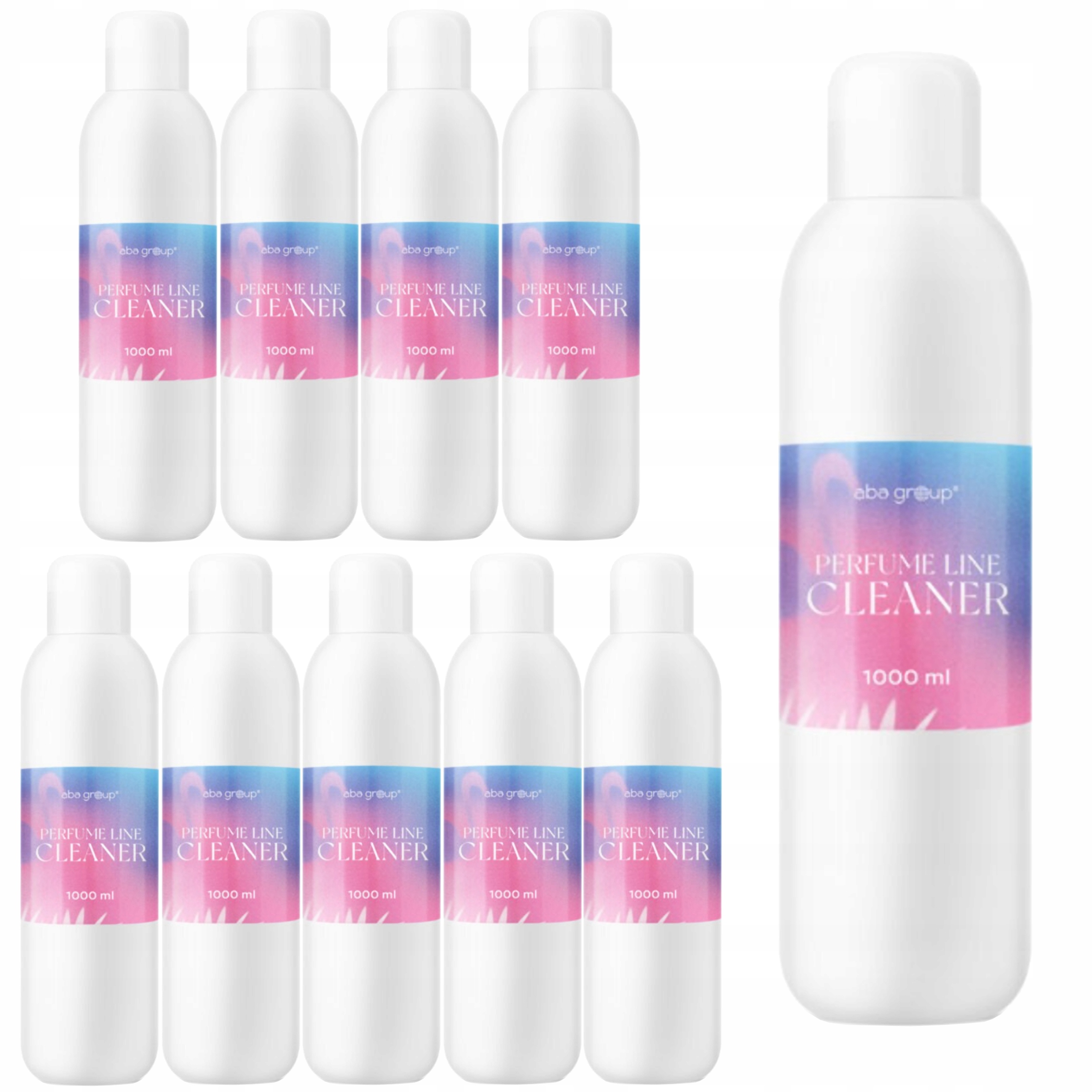 Aceton Kosmetický odstraňovač hybridního laku 10 x 1 l Aba Group