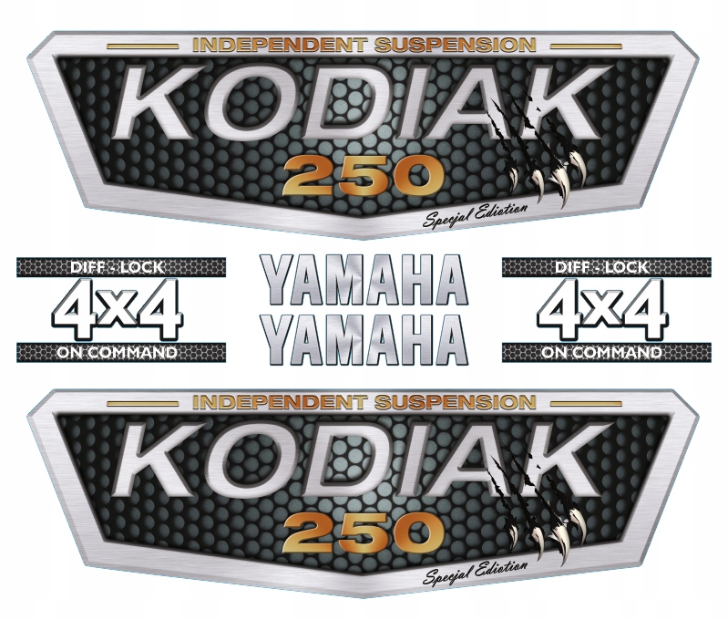 Naklejki YAMAHA KODIAK ! WSZYSTKIE MODELE !!! Producent TSS