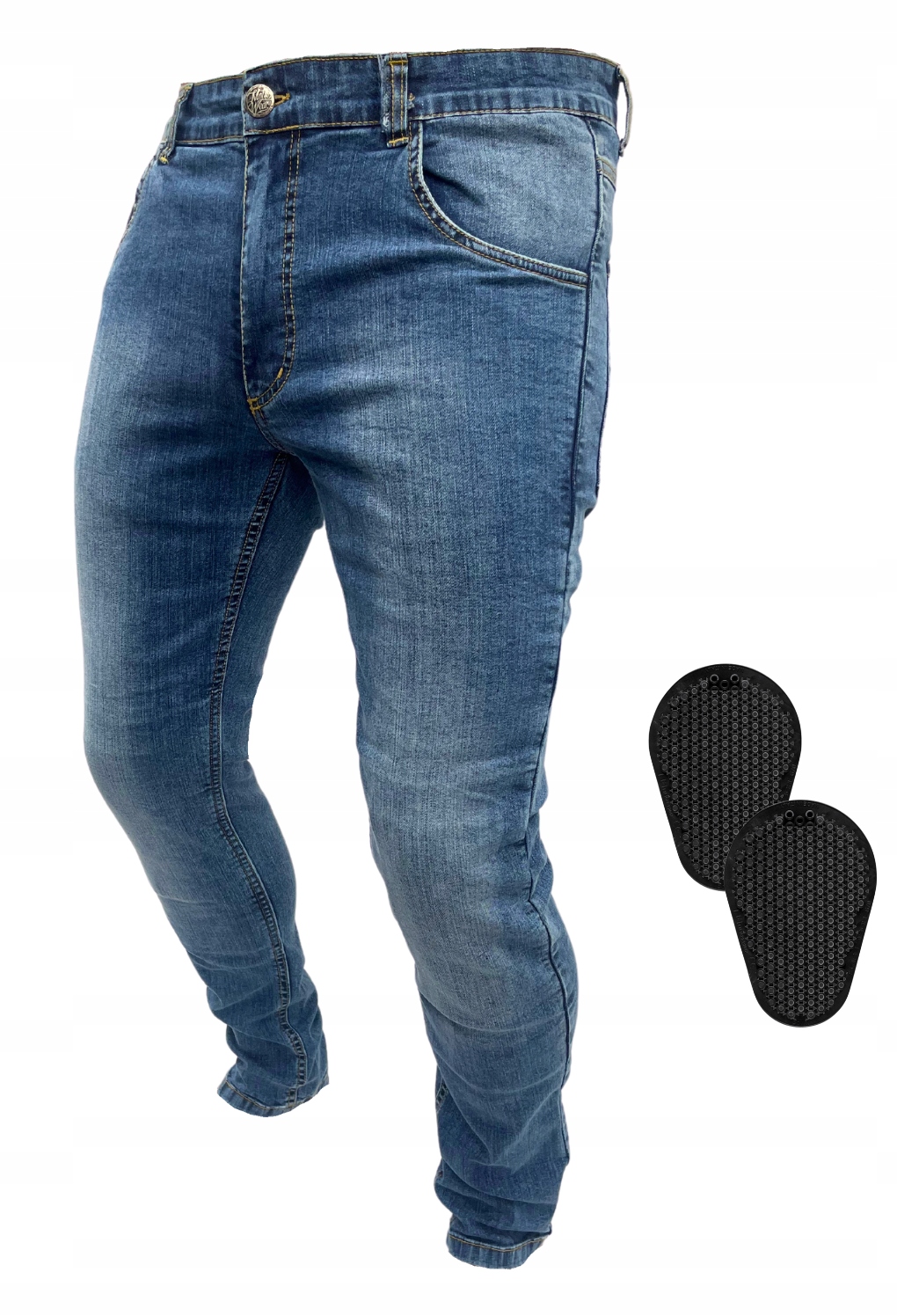 Motocyklové nohavice Milano veľkosť M s chráničmi Motto Wear taška Zadarmo