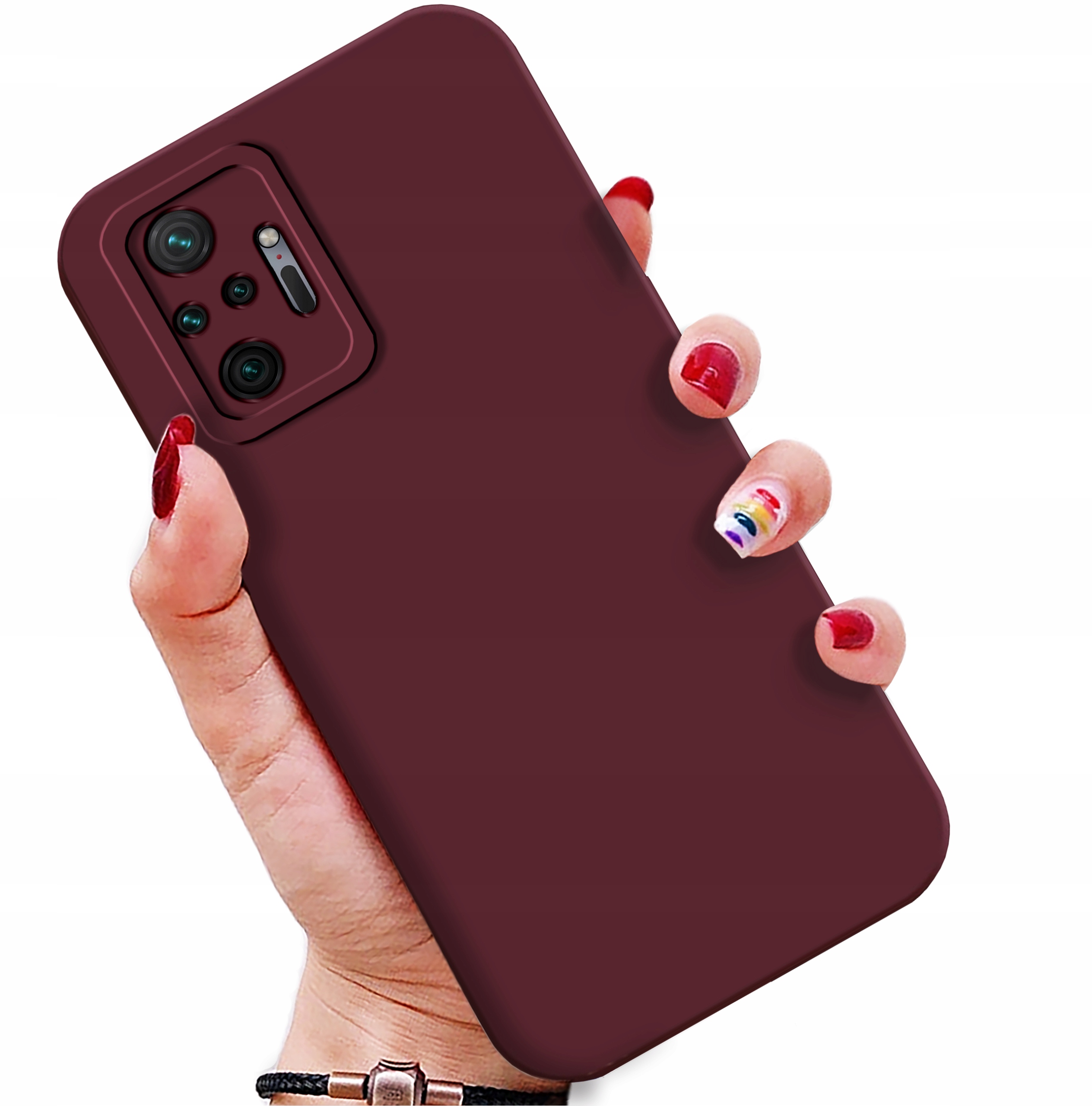 

Etui Silikon do Xiaomi Redmi Note 10 Pro +szkło