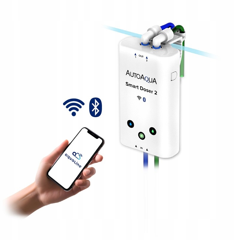 Levně Autoaqua Smart Doser 2 Wifi Bt 2 Led Kanály Kompaktní Dávkovač Pro