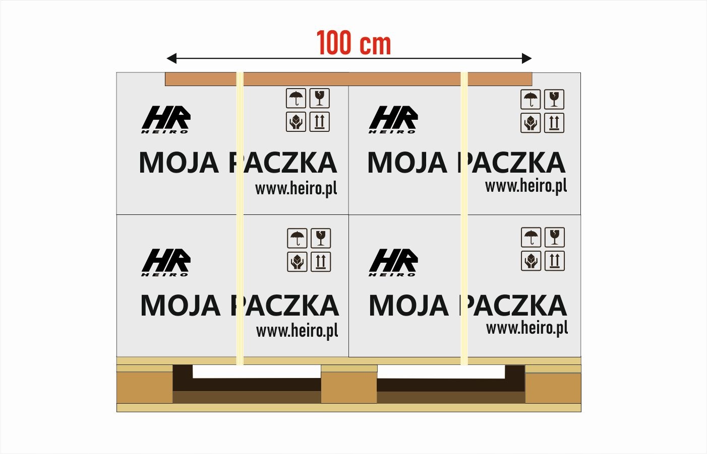 Kątownik tekturowy narożnik 40x40x3mm 1m 100szt. Długość (cm) 100