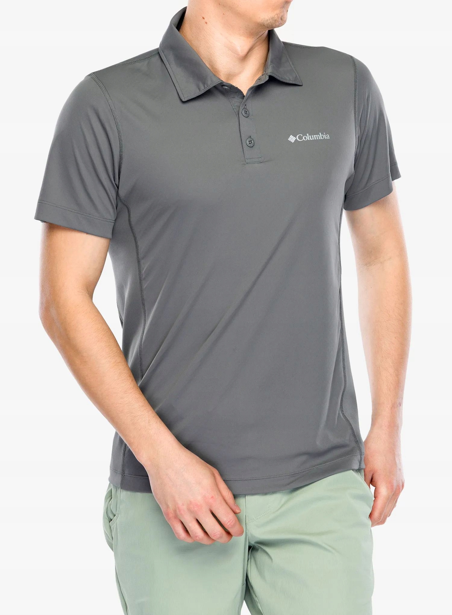 Polokošile Columbia Zero Rules Light Polo městská šedá velikost S