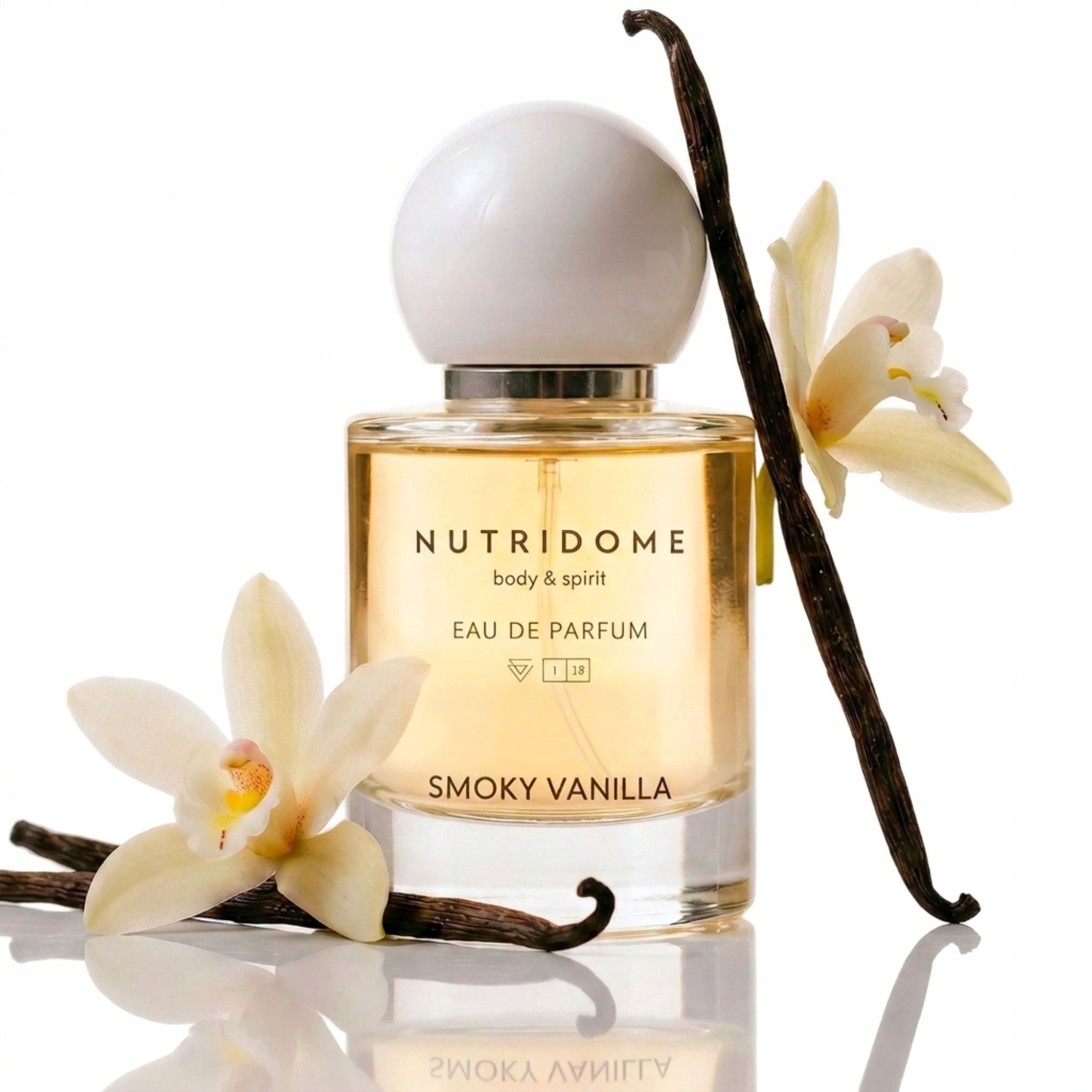 Woda perfumowana Perfumy Smoky Vanilla Nutridome waniliowy zapach trwałość