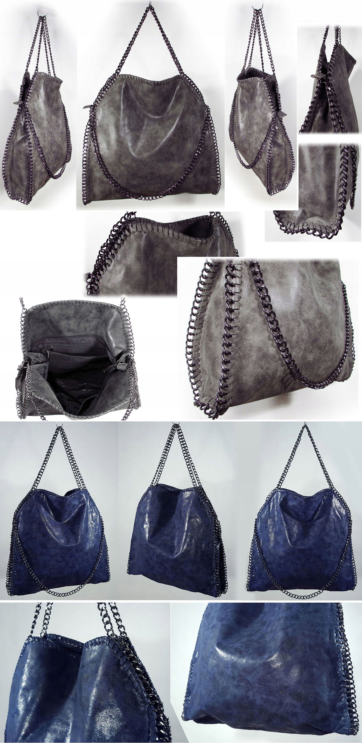 TOREBKA STELLA MC ŁAŃCUCHY TORBA FALABELLA ŁAŃCUCH Wzór dominujący bez wzoru