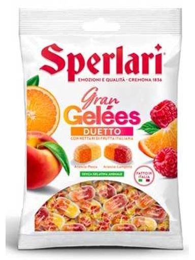4x Želé Bonbony Gran Gelees Duetto 150 g Sperlari